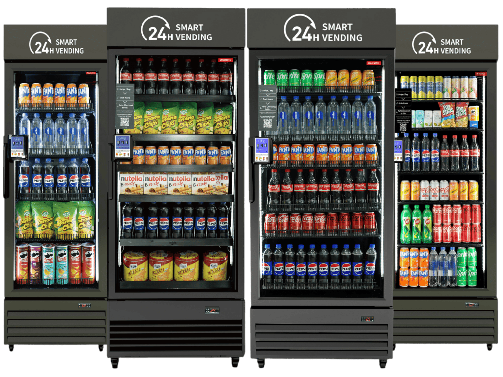 HAHA 24H Smart Vending AI coolers sold by Louisiana Vending