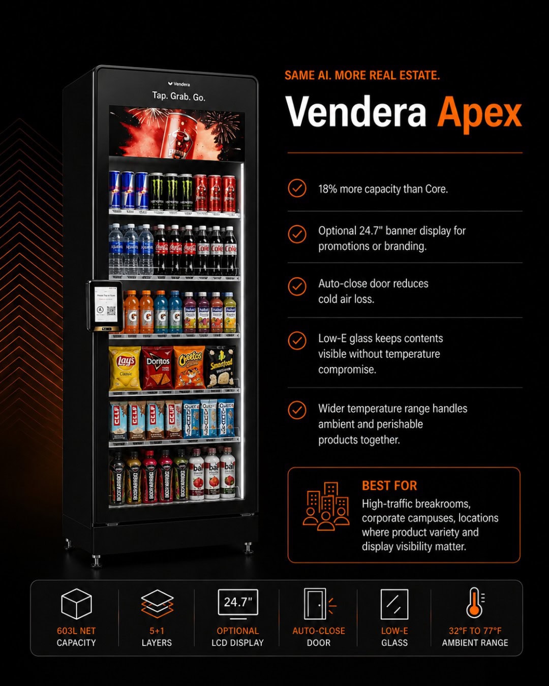 Vendera Apex LC-605 AI Smart Cooler photo 2