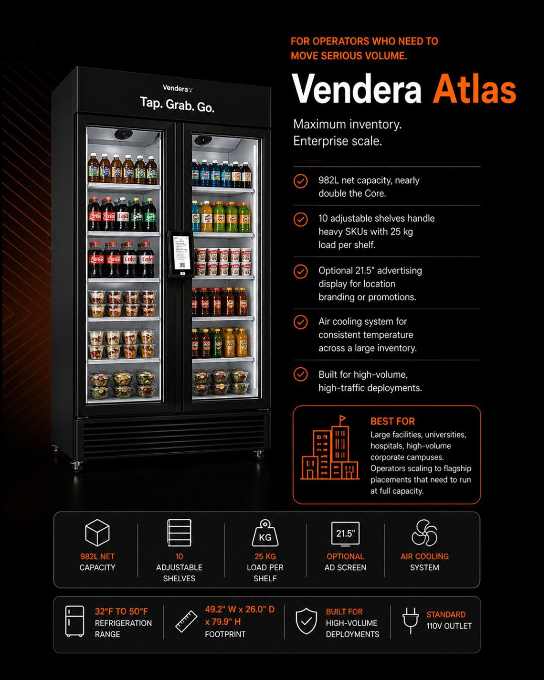 Vendera Atlas C10 AI Smart Cooler photo 2