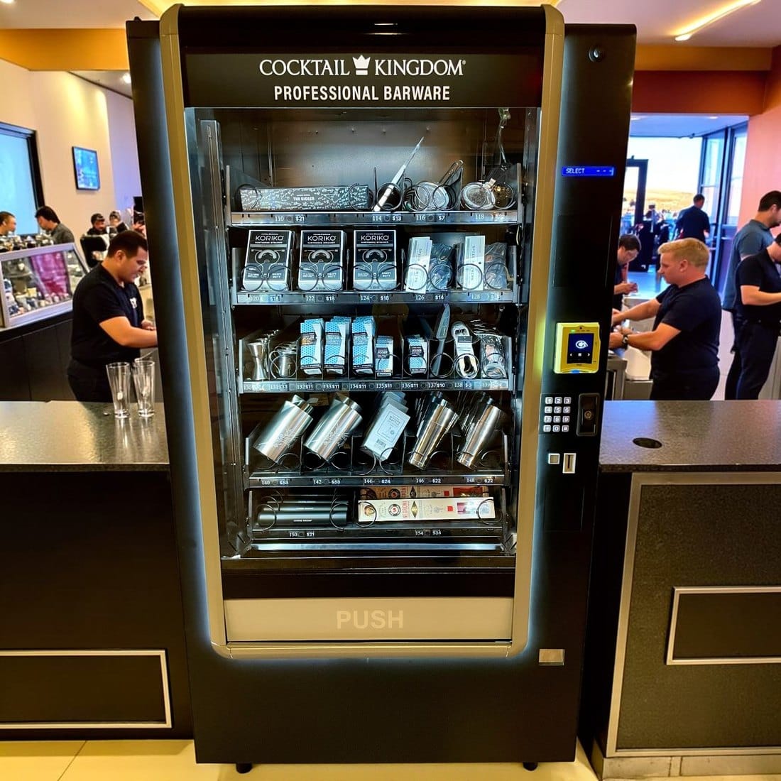 Custom barware vending machine